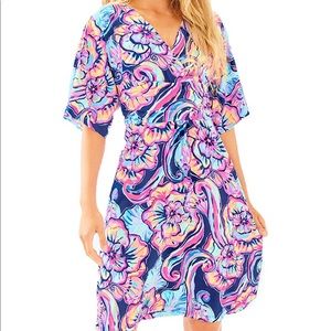 Lilly Pulitzer Parigi Dress Nauti Navy Boho Bateau